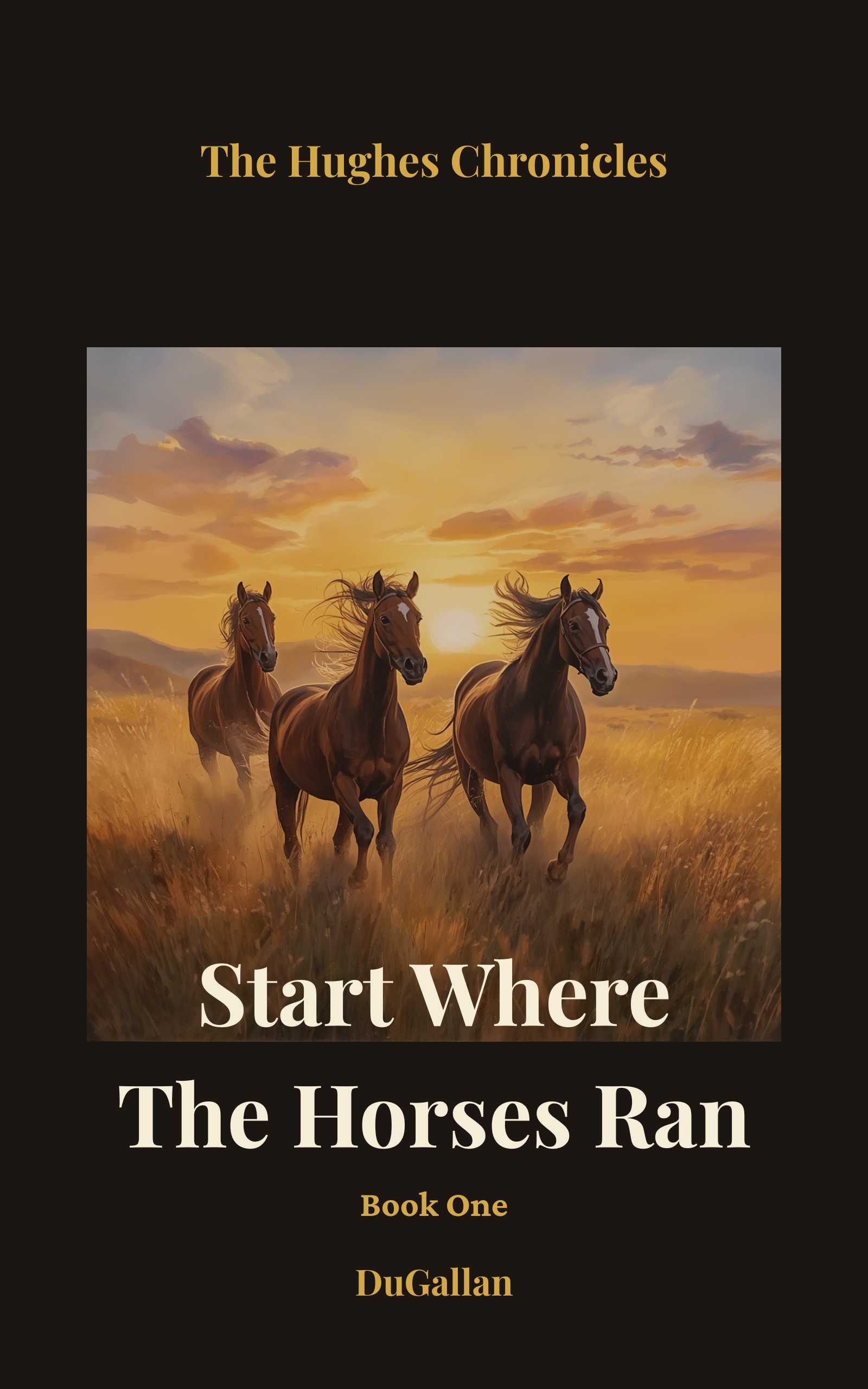 Start Where The Horses Ran — Hughes Chronicles Book 1, a South African family mystery adventure book cover
