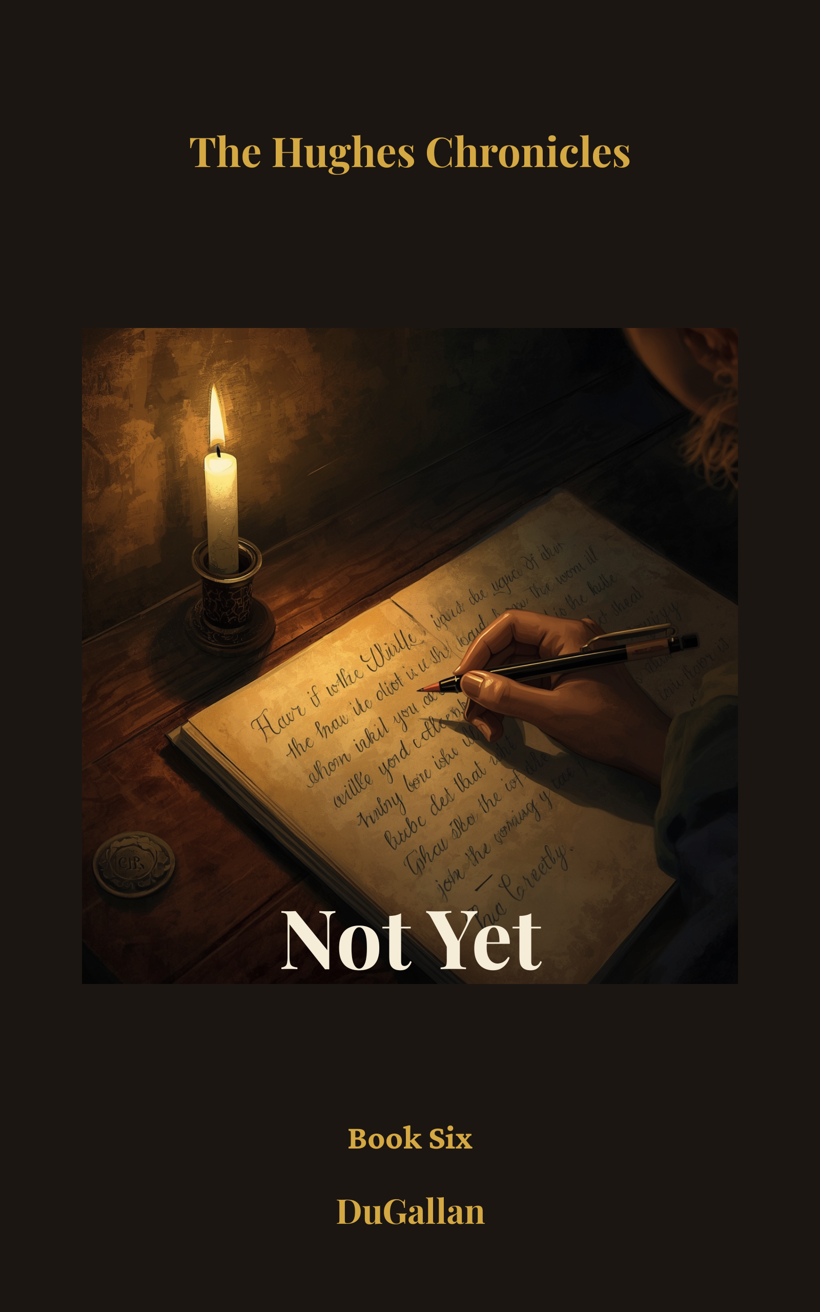 Not Yet — Hughes Chronicles Book 6, a family mystery adventure book cover based on a true story